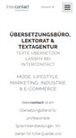 Mobile Screenshot of inter-contact.de